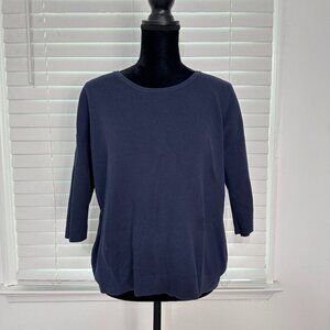 Basic Dark Blue J. Jill Sweater~ size small